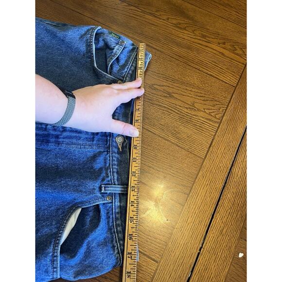 Cabelas Men's Jeans 38x30 Blue Dark Wash Straight Leg Denim Hunting Gear EUC - Picture 6 of 10